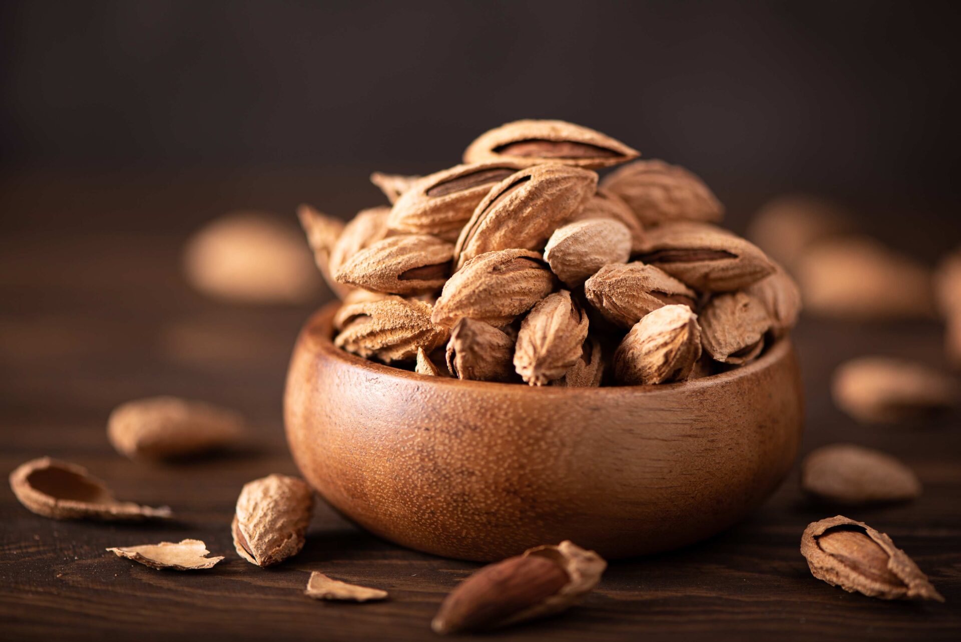 Bowl of Treehouse Inshell Almonds