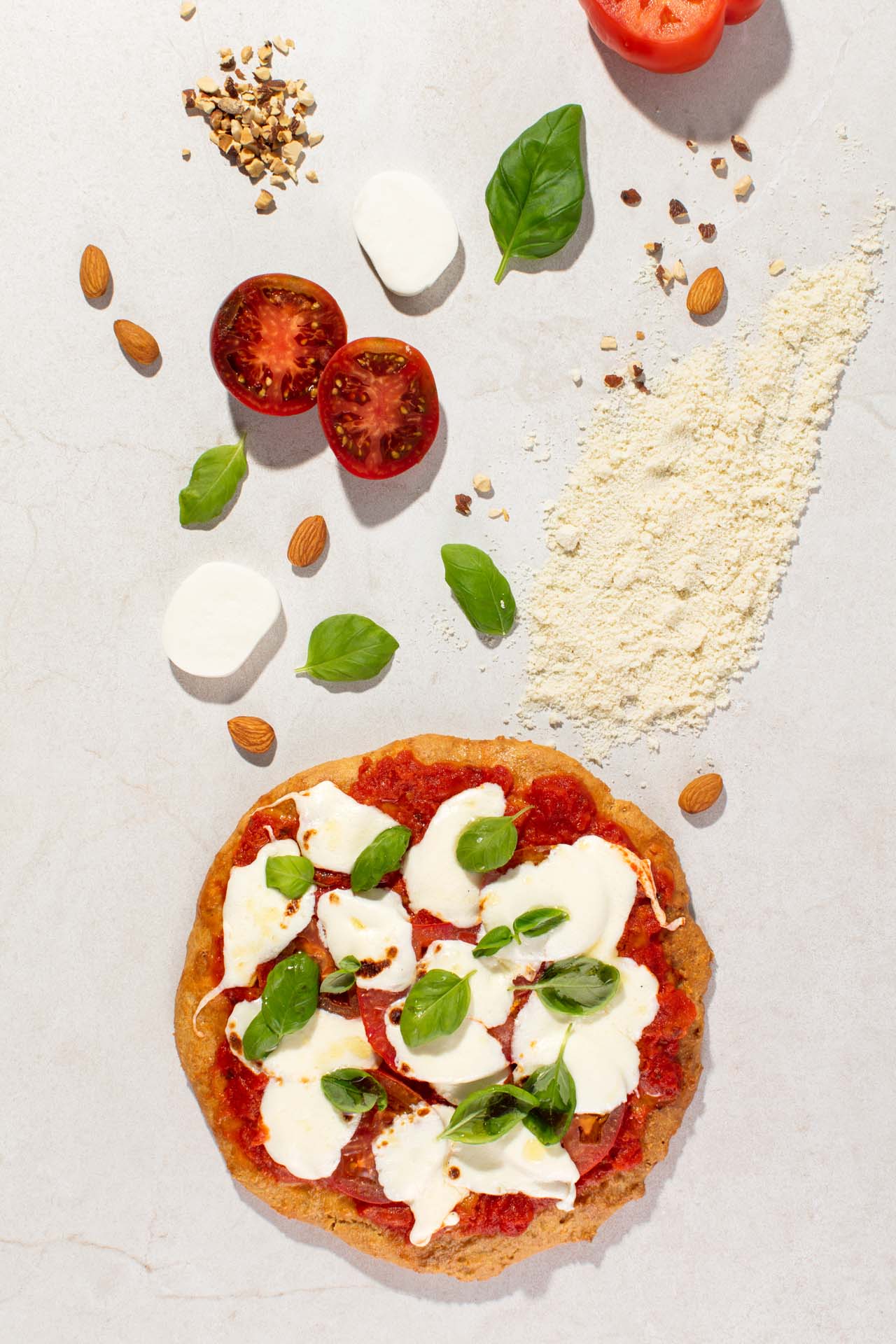 Almond flour pizza