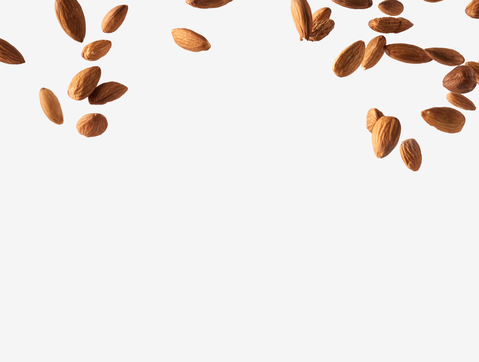 Whole Almonds falling - Leading almond ingredient supplier