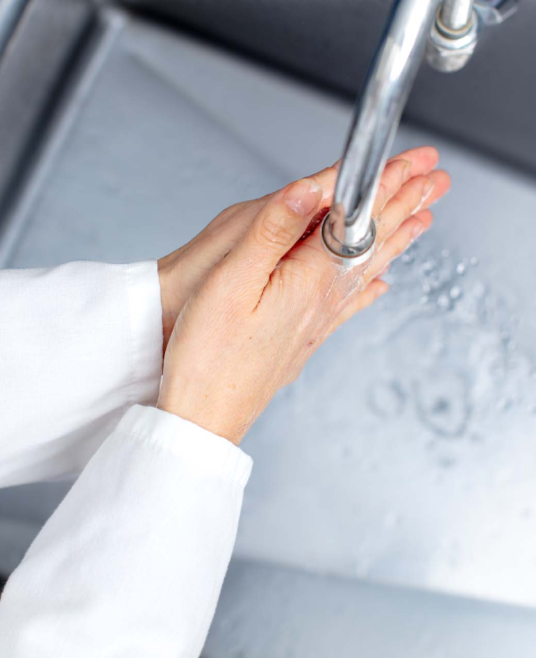 Team member Washing their hands - A Culture of Food Safety