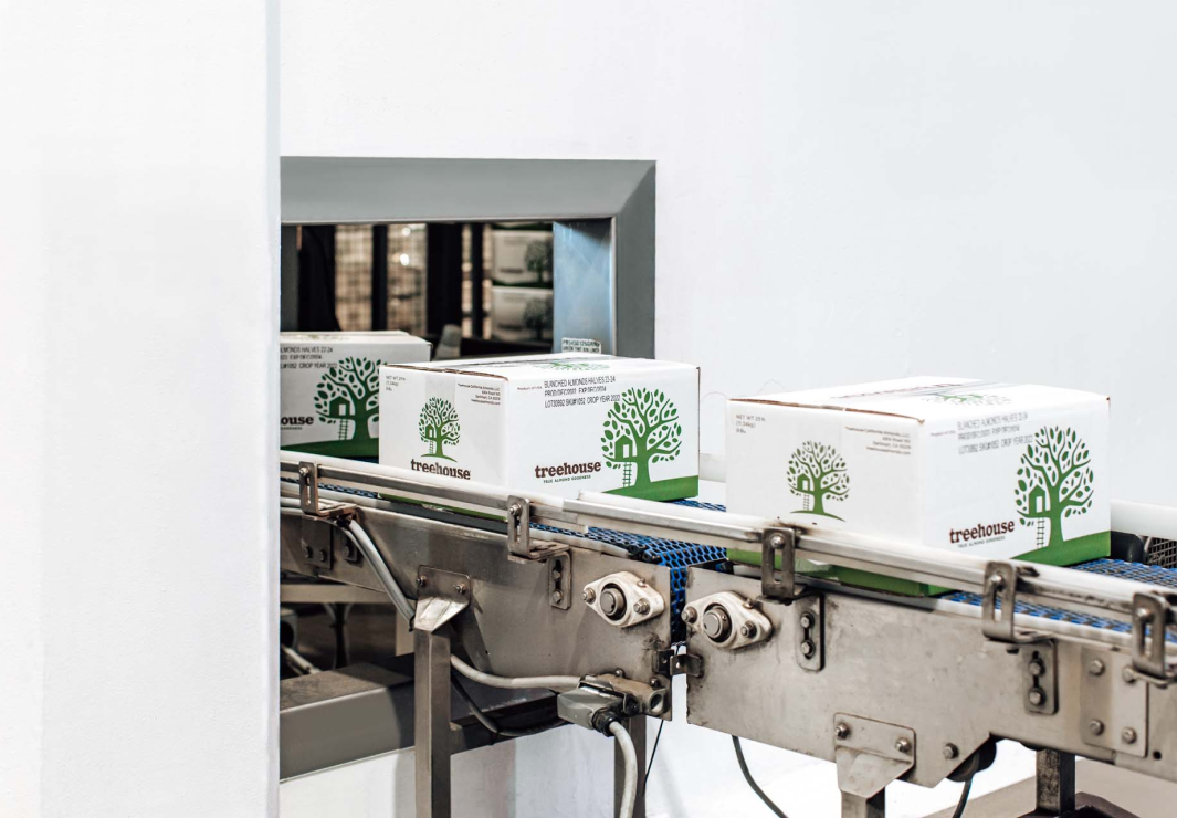 Almond Boxes being packaged - Treehouse Leading Technology