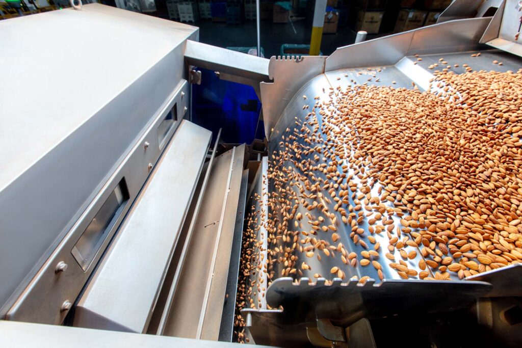 Food Safety and Quality Equipment Sorting Almonds - Treehouse Technological Edge