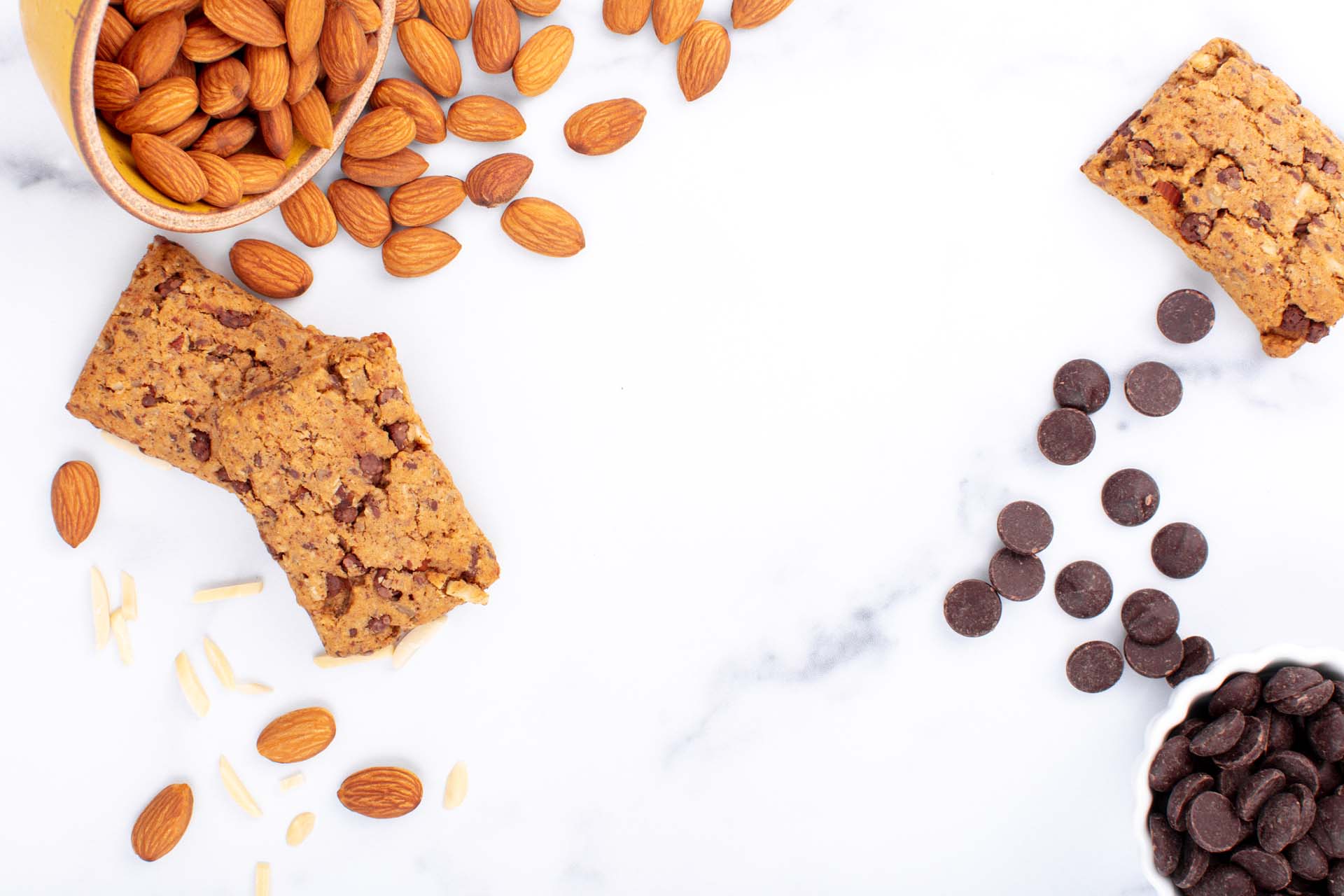 Whole Almonds with Soft Almond Snack Bars and Chocolate Chips - Treehouse Company Collaboration